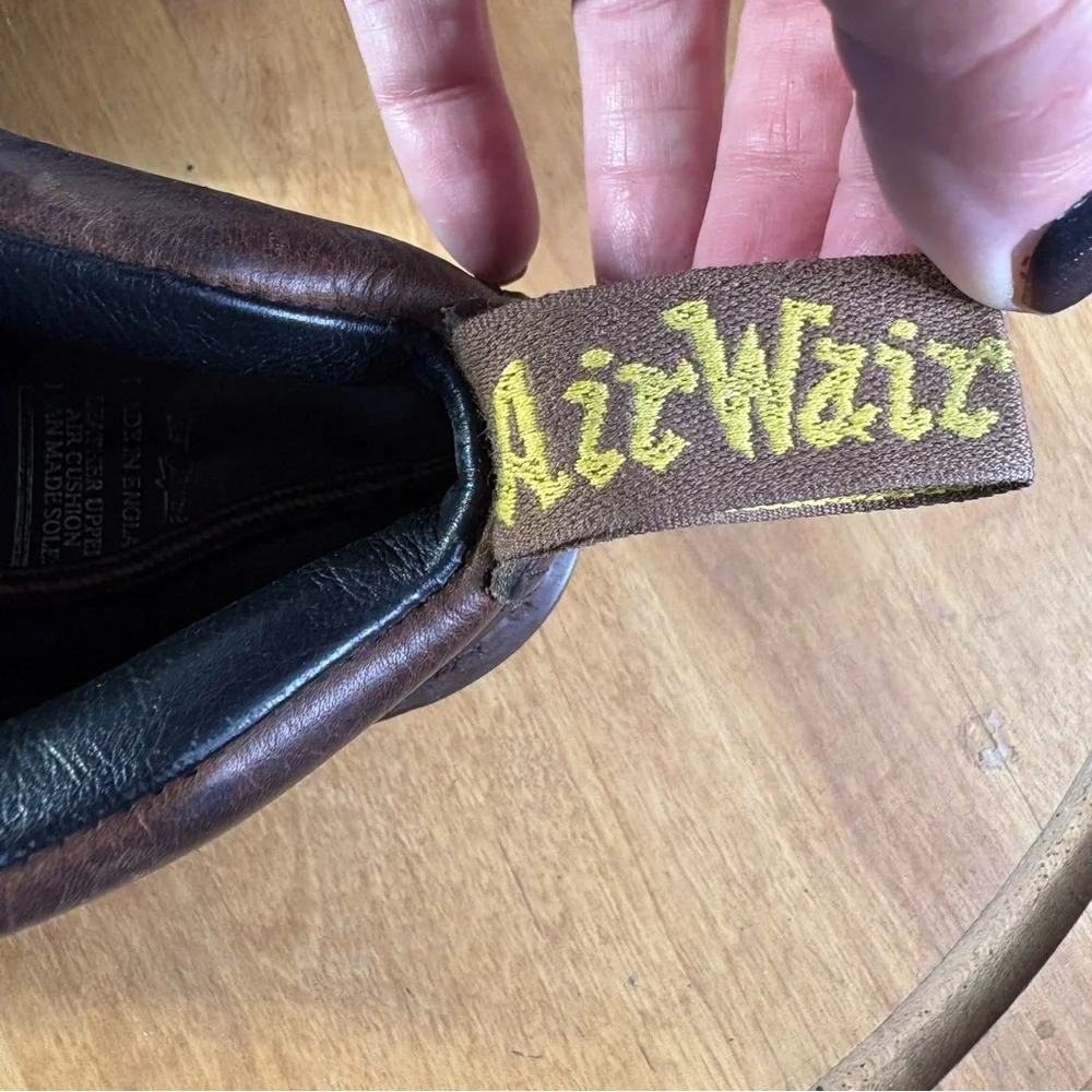 Dr Doc Martens Dark Brown Padded Ankle Boots Laces 8287 Men’s Size US‎ 7 / UK 6